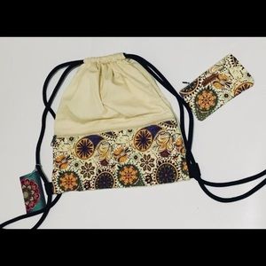 MALIRONA Canvas DRAWSTRING Backpack